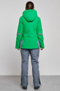 Купить Горнолыжный костюм женский зимний зеленого цвета 02316Z, фото 4