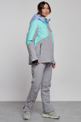 Купить Горнолыжный костюм женский зимний фиолетового цвета 02319F, фото 3