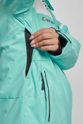 Купить Горнолыжный костюм женский зимний бирюзового цвета 02321Br, фото 12