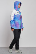 Купить Горнолыжный костюм женский зимний фиолетового цвета 02321F, фото 10