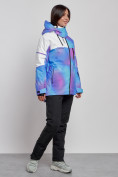 Купить Горнолыжный костюм женский зимний фиолетового цвета 02321F, фото 3