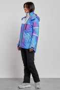 Купить Горнолыжный костюм женский зимний фиолетового цвета 02321F, фото 5