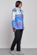 Купить Горнолыжный костюм женский зимний фиолетового цвета 02321F, фото 6