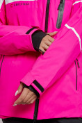 Купить Горнолыжный костюм женский зимний розового цвета 02321R, фото 13