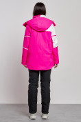 Купить Горнолыжный костюм женский зимний розового цвета 02321R, фото 7