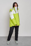 Купить Горнолыжный костюм женский зимний салатового цвета 02321Sl, фото 8