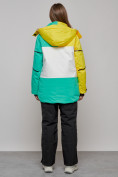 Купить Горнолыжный костюм женский зимний желтого цвета 02322J, фото 4