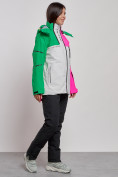 Купить Горнолыжный костюм женский зимний розового цвета 02322R, фото 6