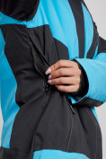 Купить Горнолыжный костюм женский большого размера зимний голубого цвета 02366Gl, фото 7