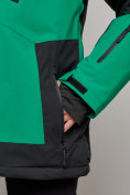 Купить Горнолыжный костюм женский большого размера зимний зеленого цвета 02366Z, фото 10