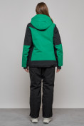 Купить Горнолыжный костюм женский большого размера зимний зеленого цвета 02366Z, фото 4