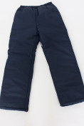 Купить Брюки подростковые зимние для мальчика УЦЕНКА темно-синего цвета 0238TS