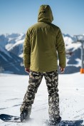 Купить Горнолыжный костюм мужской зимний цвета хаки 02412Kh, фото 4