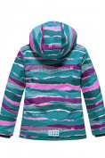 Купить Куртка горнолыжная для девочки УЦЕНКА бирюзового цвета 0289Br, фото 2