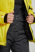 Купить Горнолыжный костюм женский зимний желтого цвета 03105J, фото 9