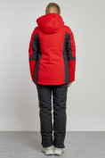 Купить Горнолыжный костюм женский зимний красного цвета 03105Kr, фото 4