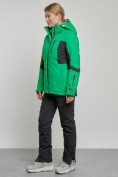 Купить Горнолыжный костюм женский зимний зеленого цвета 03105Z, фото 4