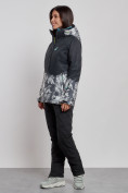 Купить Горнолыжный костюм женский зимний черного цвета 031Ch, фото 2