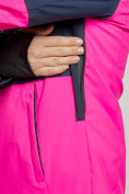 Купить Горнолыжный костюм женский зимний розового цвета 03307R, фото 7