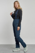 Купить Горнолыжный костюм женский зимний синего цвета 03307S, фото 14