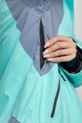 Купить Горнолыжный костюм женский зимний бирюзового цвета 03310Br, фото 10