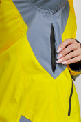 Купить Горнолыжный костюм женский зимний желтого цвета 03310J, фото 8