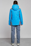 Купить Горнолыжный костюм женский зимний синего цвета 03310S, фото 4