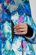 Купить Горнолыжный костюм женский зимний синего цвета 03320S, фото 9