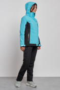Купить Горнолыжный костюм женский зимний голубого цвета 03327Gl, фото 7