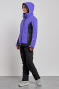 Купить Горнолыжный костюм женский зимний темно-фиолетового цвета 03327TF, фото 3