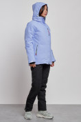 Купить Горнолыжный костюм женский зимний фиолетового цвета 03331F, фото 3