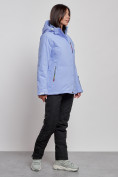 Купить Горнолыжный костюм женский зимний фиолетового цвета 03331F, фото 6