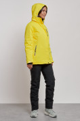 Купить Горнолыжный костюм женский зимний желтого цвета 03331J, фото 6