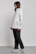 Купить Горнолыжный костюм женский зимний белого цвета 03350Bl, фото 2