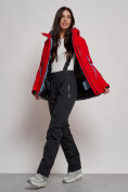 Купить Горнолыжный костюм женский зимний красного цвета 03350Kr, фото 13