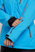 Купить Горнолыжный костюм женский зимний синего цвета 03350S, фото 8