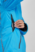 Купить Горнолыжный костюм женский зимний синего цвета 03350S, фото 9