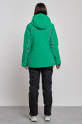 Купить Горнолыжный костюм женский зимний зеленого цвета 03350Z, фото 4