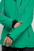 Купить Горнолыжный костюм женский зимний зеленого цвета 03350Z, фото 8