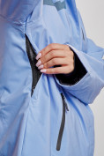Купить Горнолыжный костюм женский большого размера зимний фиолетового цвета 03382F, фото 7