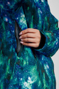 Купить Горнолыжный костюм женский большого размера зимний синего цвета 03517S, фото 10