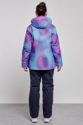 Купить Горнолыжный костюм женский большого размера зимний фиолетового цвета 03936F, фото 5