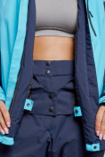 Купить Горнолыжный костюм женский большого размера зимний голубого цвета 03960Gl, фото 8