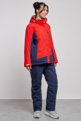 Купить Горнолыжный костюм женский большого размера зимний красного цвета 03960Kr, фото 2