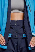 Купить Горнолыжный костюм женский большого размера зимний синего цвета 03960S, фото 9