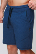 Купить Летние шорты трикотажные мужские темно-синего цвета 050620TS, фото 12