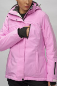 Купить Горнолыжный костюм женский розового цвета 0507R, фото 12