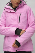 Купить Горнолыжный костюм женский розового цвета 0507R, фото 14