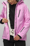 Купить Горнолыжный костюм женский розового цвета 0507R, фото 15