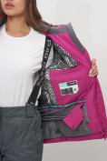 Купить Горнолыжный костюм женский фиолетового цвета 051895F, фото 12